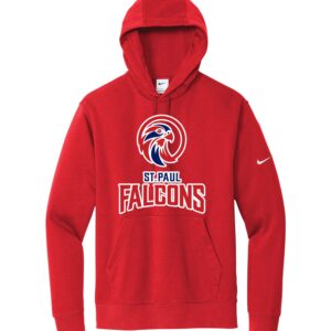 St. Paul Falcons Nike Club Fleece Sleeve Swoosh Pullover Hoodie